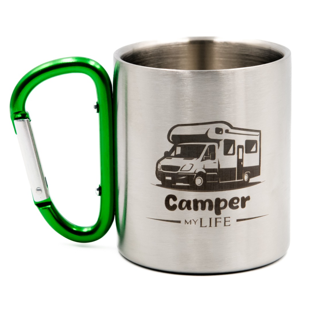 Kubek z karabińczykiem 220ml Camper myLIFE