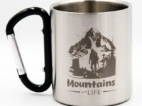 Kubek z karabińczykiem 220ml Mountain myLIFE
